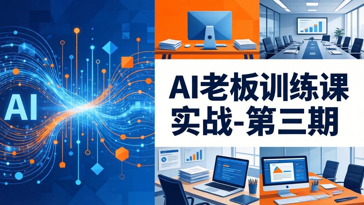 AI老板训练课实战-第三期：AI+内容应用落地教学，从0到1打通AI变现完整路径-源创文化