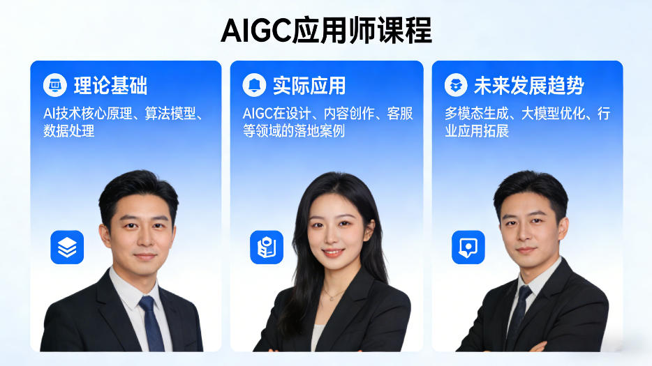 AIGC应用师课程，覆盖了AI技术的理论基础、实际应用、以及未来发展趋势(更新)-源创文化