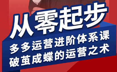 海神·拼多多运营进阶系统课(更新2026)-源创文化