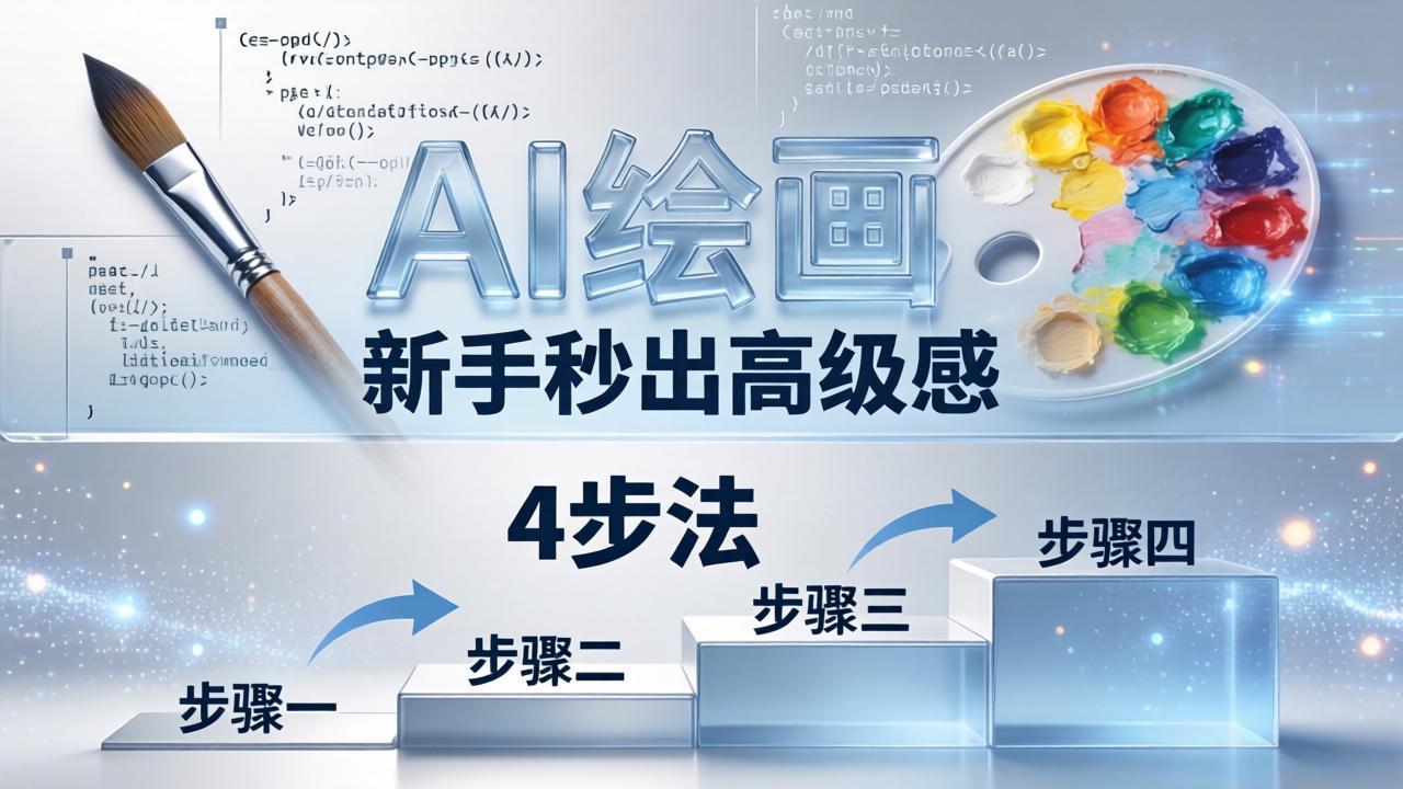 AI绘画入门别再硬磕了！即梦4步法：万能提示词公式+BRTR框架，新手秒出高级感-源创文化