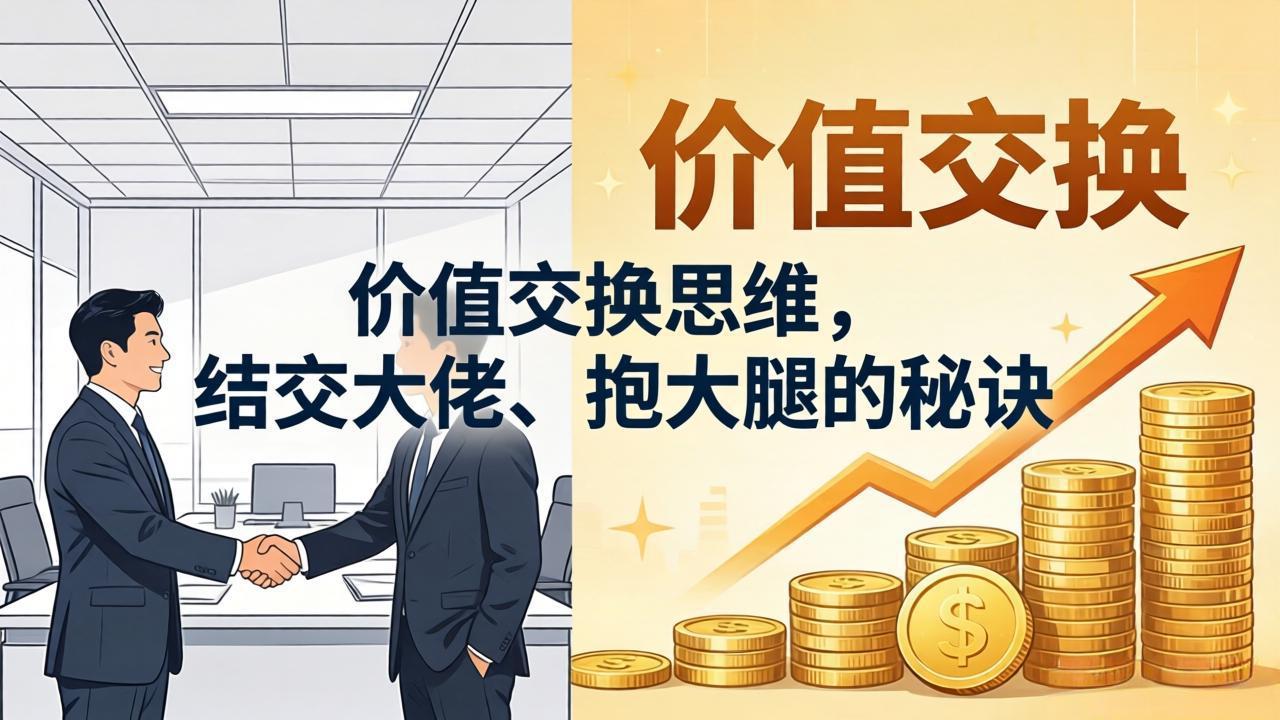 某付费文章：价值交换思维，结交大佬、抱大腿的秘诀-源创文化