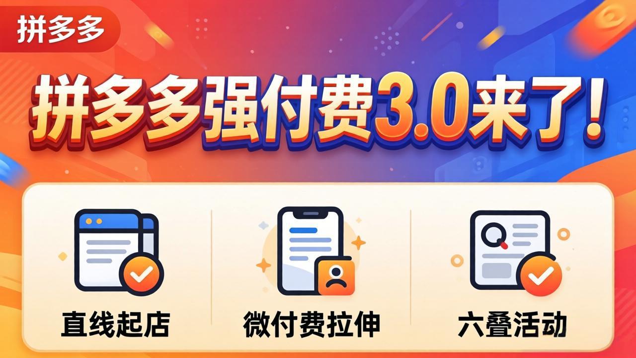 拼多多强付费3.0来了(更新4月-源创文化