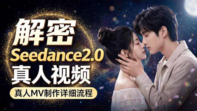 Seedance 2.0电影级真人 MV全流程拆解：提示词、运镜、粒子特效，手把手实操-源创文化