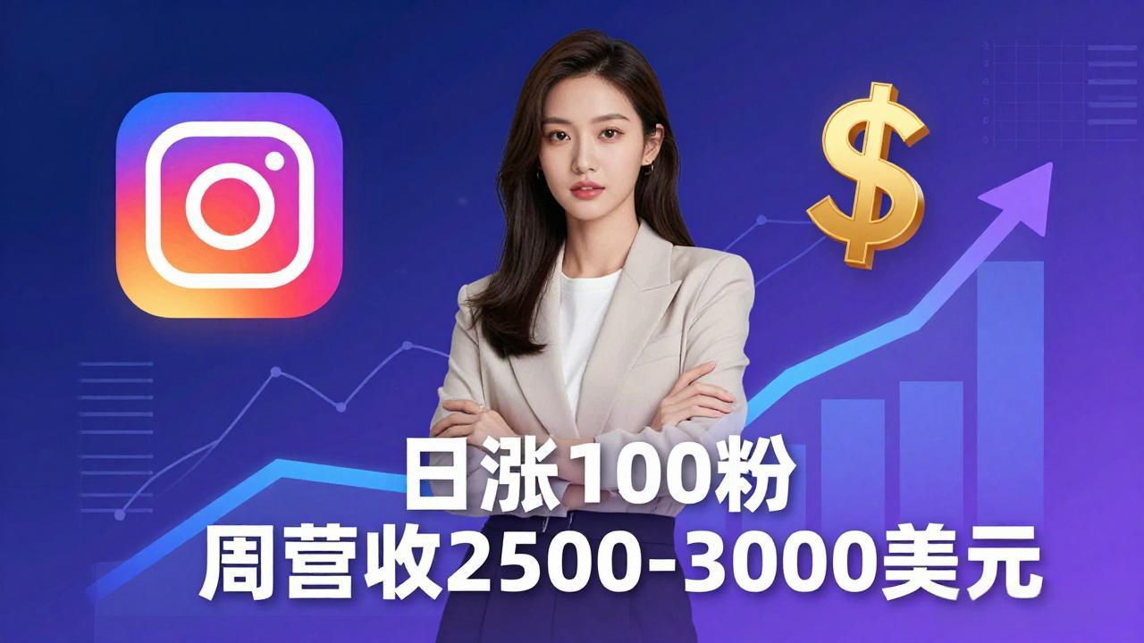想做数字产品？Sheri亲授：日涨100粉、每周2500至3000美元的营收，Instagram躺着赚-源创文化