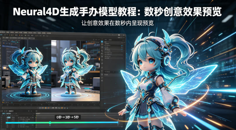 Neural4D生成手办模型教程，让创意效果在数秒内呈现预览-源创文化
