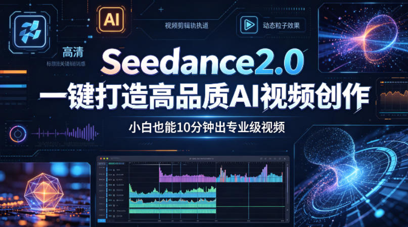 Seedance2.0一键打造高品质AI视频创作，小白也能10分钟出专业级视频-源创文化