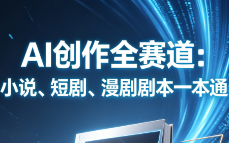 AI创作全赛道：小说、短剧、漫剧剧本一本通(更新5月)-源创文化