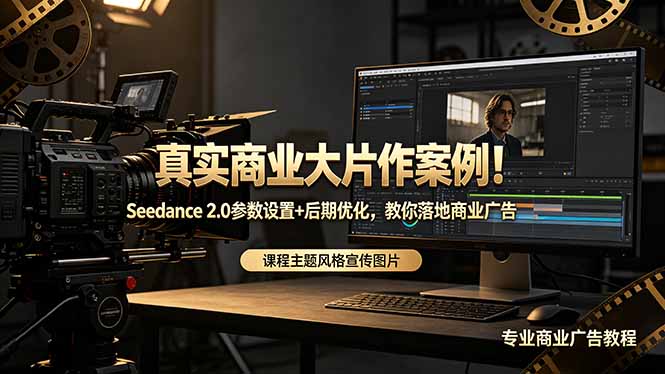 真实商业大片作案例！Seedance 2.0参数设置+后期优化，教你落地商业广告-源创文化