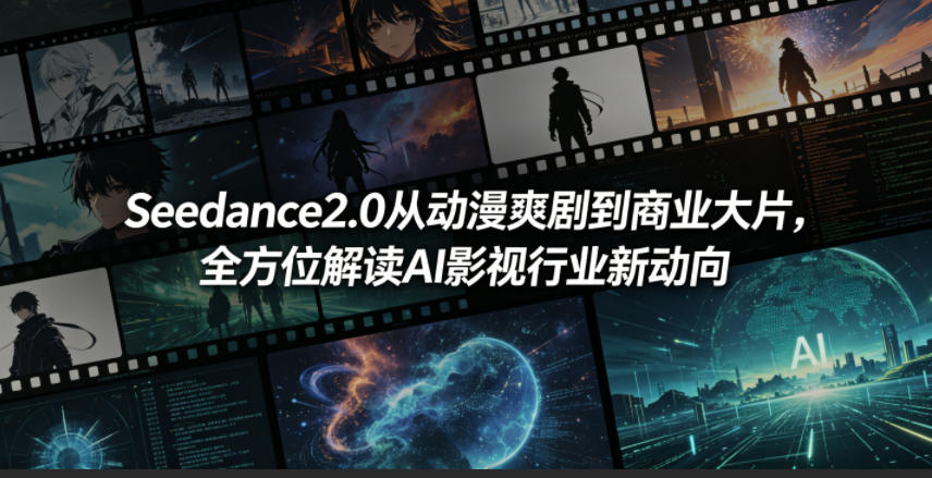Seedance2.0从动漫爽剧到商业大片，全方位解读AI影视行业新动向-源创文化