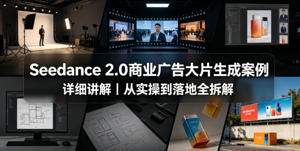 Seedance 2.0商业广告大片生成案例详细讲解｜从实操到落地全拆解-源创文化