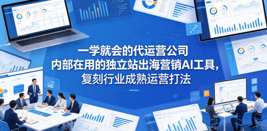 一学就会的代运营公司内部在用的独立站出海营销AI工具，复刻行业成熟运营打法-源创文化