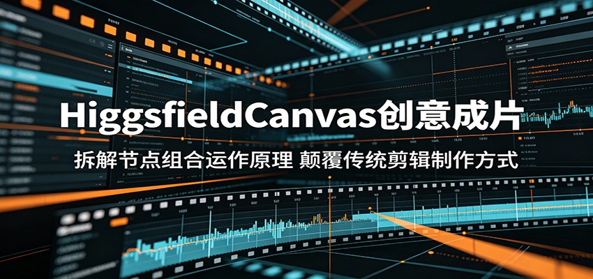 HiggsfieldCanvas创意成片：拆解节点组合运作原理，颠覆传统剪辑制作方式-源创文化