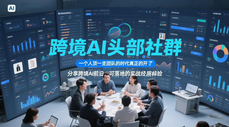 跨境AI头部社群，一个人顶一支团队的时代真正的开始了，分享跨境AI前沿，可落地的实战经验(更新5月23日)-源创文化