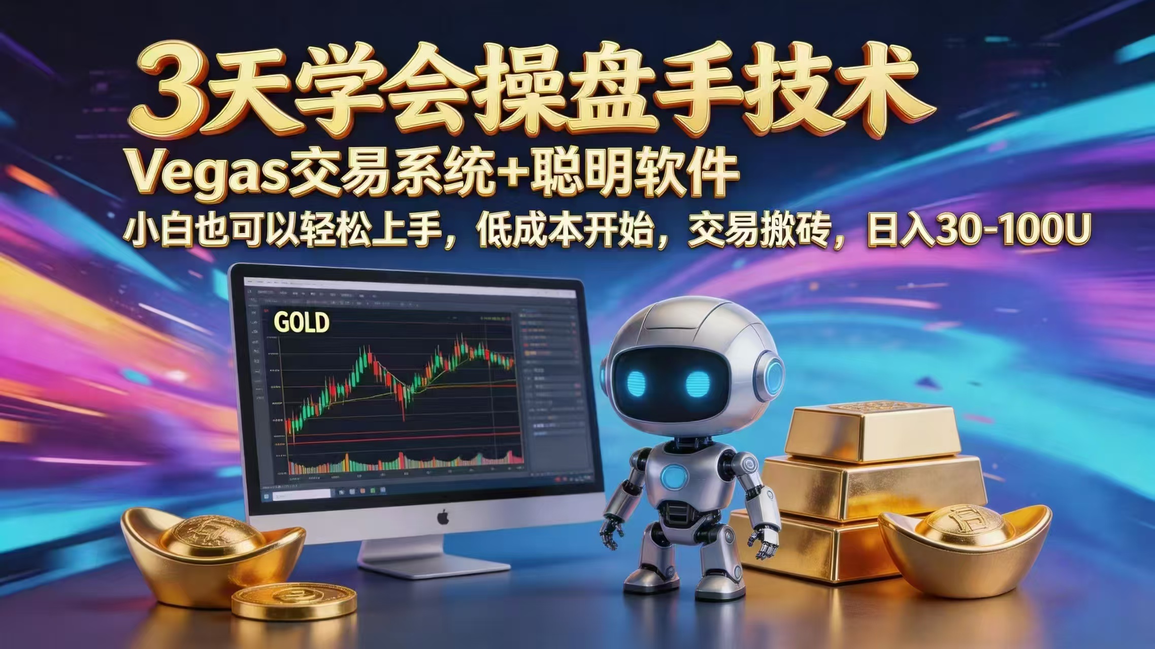 三天学会操盘手技术，vegas技术+聪明软件，小白也可以轻松上手，日入1000+-源创文化