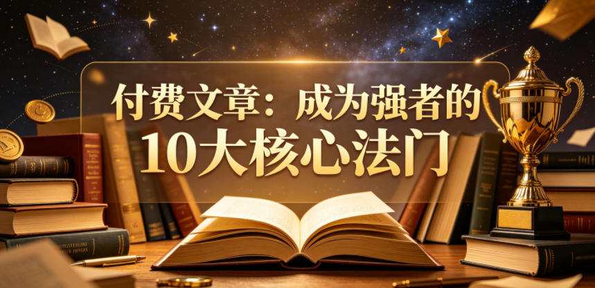 付费文章：成为强者的10大核心法门-源创文化