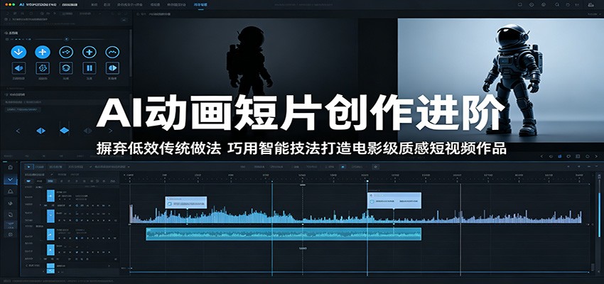 AI动画短片创作进阶：摒弃低效传统做法，巧用智能技法打造电影级质感短视频作品-源创文化