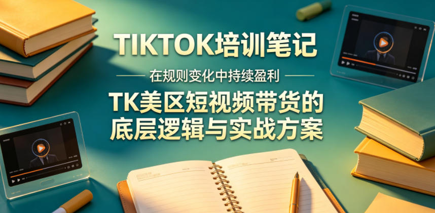视界跨境TIKTOK4月17培训笔记，在规则变化中持续盈利，TK美区短视频带货的底层逻辑与实战方案【文档】-源创文化