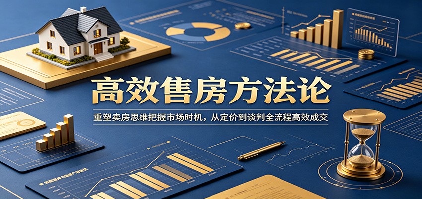 高效售房方法论：重塑卖房思维把握市场时机，从定价到谈判全流程高效成交-源创文化