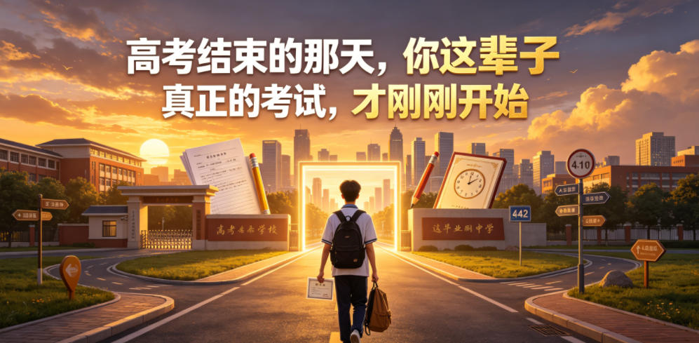 付费文章:高考结束的那天,你这辈子真正的考试,才刚刚开始-源创文化