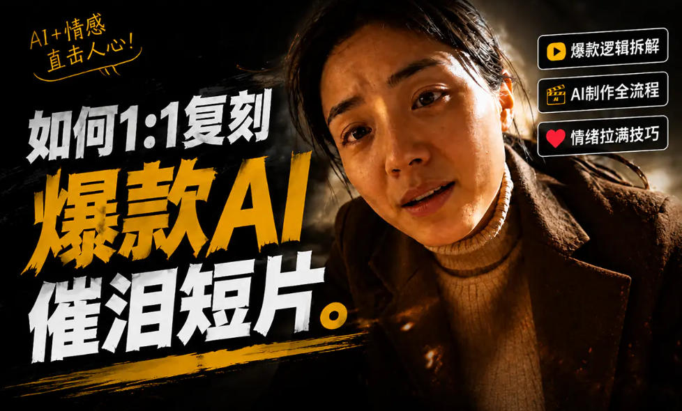 豆包+Gemini生成真人AI短剧-拆解复刻百万爆款第一人称短片,一站式讲透爆款复刻全流程-源创文化