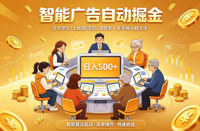 2026年最好做的项目：自动掘金项目，小白轻易上手，单日轻松收入500+【揭秘】-源创文化