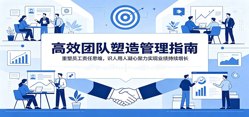 高效团队塑造管理指南：重塑员工责任思维，识人用人凝心聚力实现业绩持续增长-源创文化