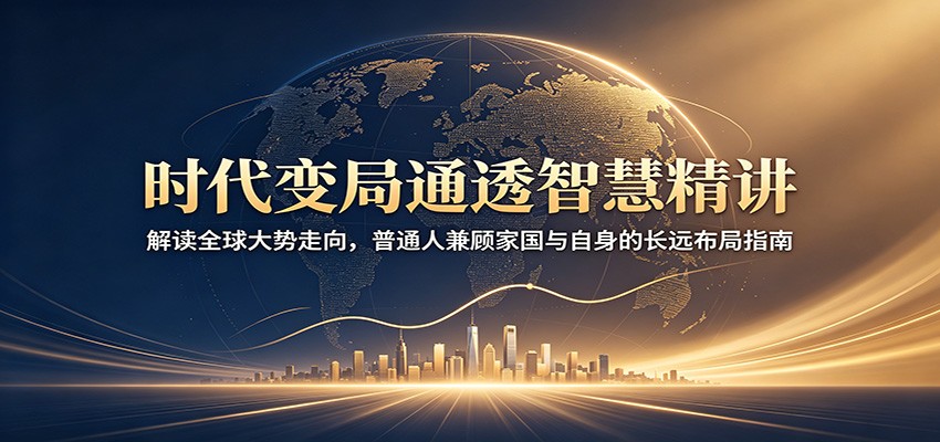 时代变局通透智慧精讲：解读全球大势走向，普通人兼顾家国与自身的长远布局指南-源创文化