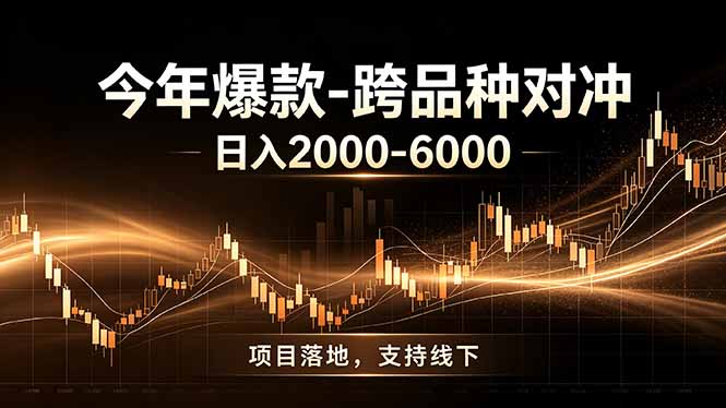 全新跨品种对冲模式上线！日稳定盈利 2000-6000，合规长久可批量放大-源创文化