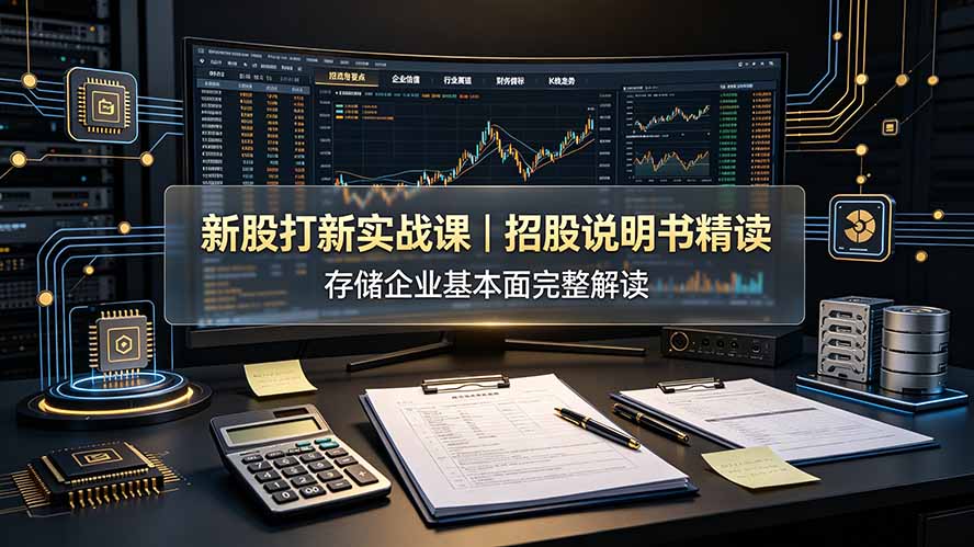 付费文章：新股打新实战课｜招股说明书精读，存储企业基本面完整解读-源创文化