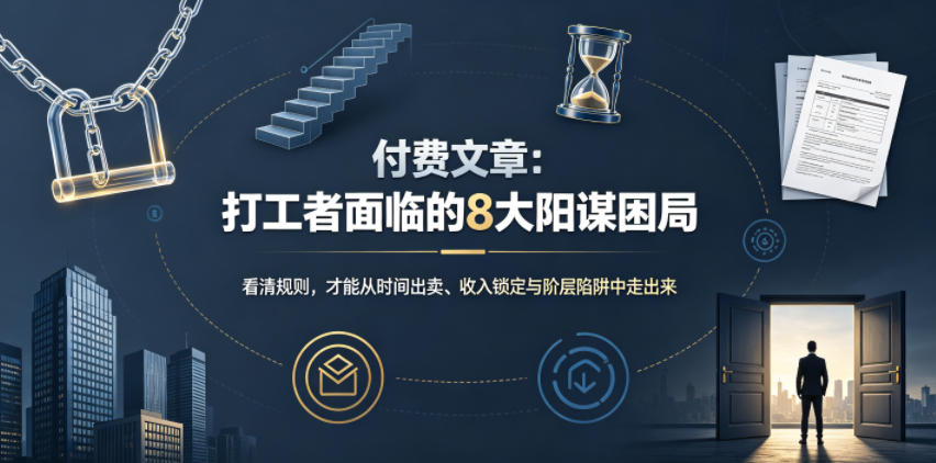 付费文章：打工者面临的8大阳谋困局-源创文化