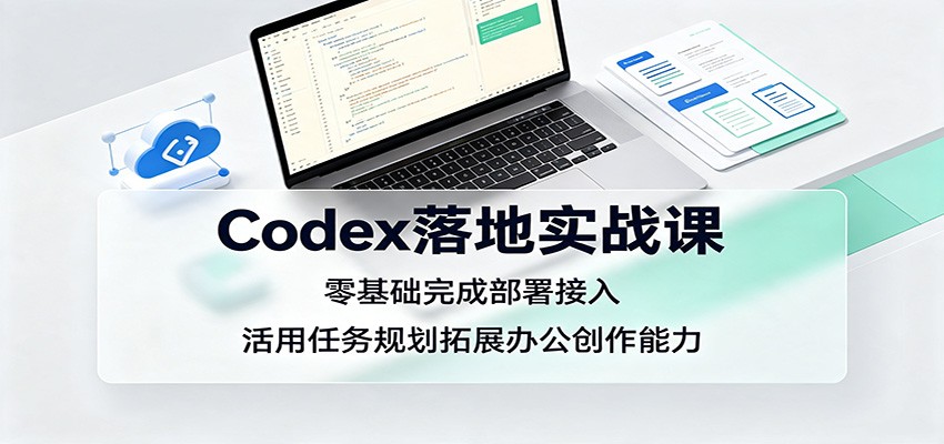 Codex落地实战课：零基础完成部署接入，活用任务规划拓展办公创作能力-源创文化