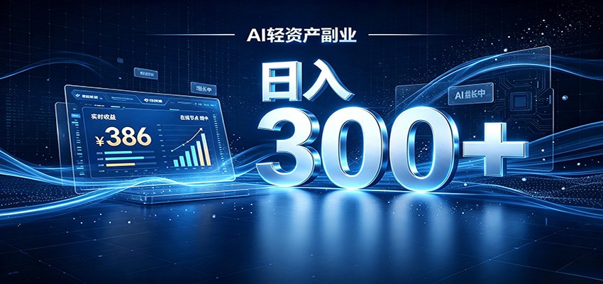 2026 AI轻资产风口，Token中转站小白可入局，日入300+-源创文化