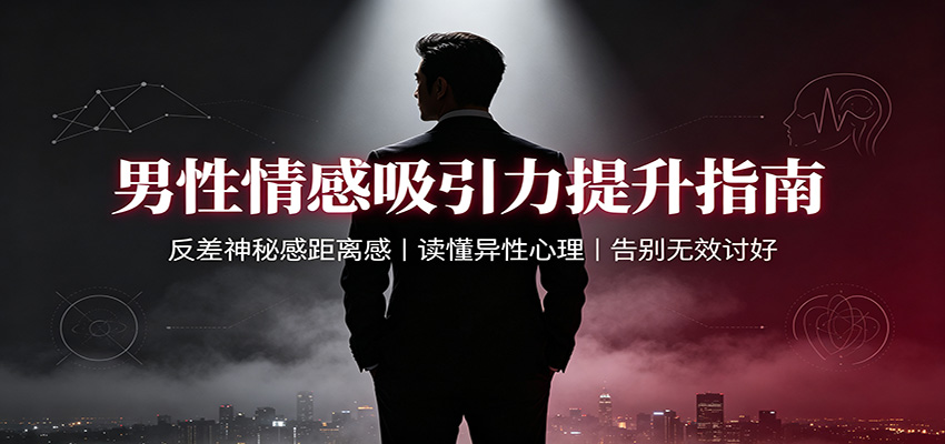 男性情感吸引力提升指南:反差神秘感距离感,读懂异性心理,告别无效讨好-源创文化