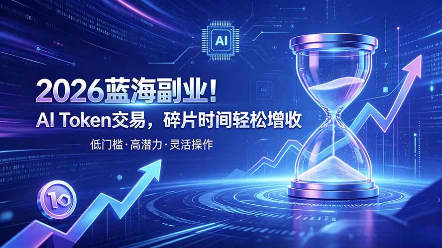 AI Token算力赛道！普通人可入局的数字副业-源创文化