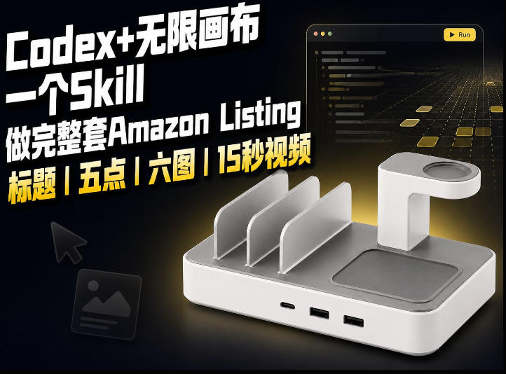 我用一个Codex Skill做完Amazon Listing:标题、五点、六图和视频全流程-源创文化