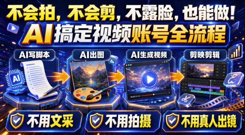 AI短视频起号实战项目，用AI做视频起号，45天涨粉12W，一条广告8.5k，广告接到手软，引流、变现两不误！-源创文化