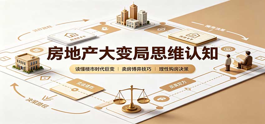 房地产大变局思维认知:读懂楼市时代巨变,卖房博弈技巧,理性购房决策-源创文化