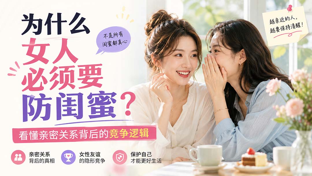 付费文章:为什么女人必须要防闺蜜?看懂亲密关系背后的竞争逻辑-源创文化