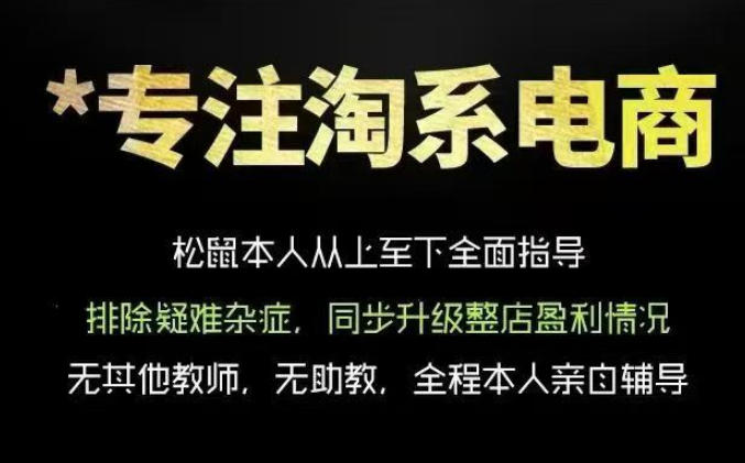松鼠会电商VIP课程，从基础布局到高阶优化，助你掌握淘宝运营逻辑，提升店铺流量与转化(更新0901)-源创文化