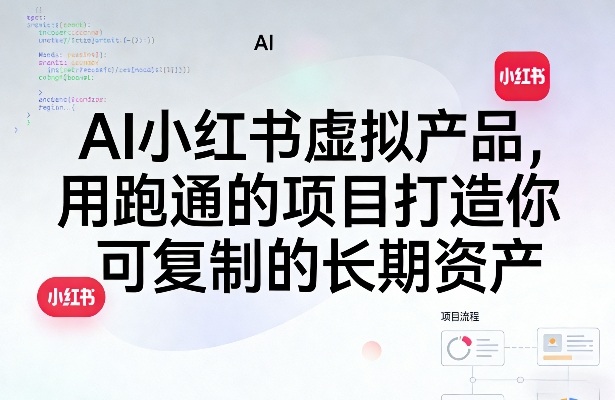 AI小红书虚拟产品,用跑通的项目打造你可复制的长期资产(更新0902)-源创文化