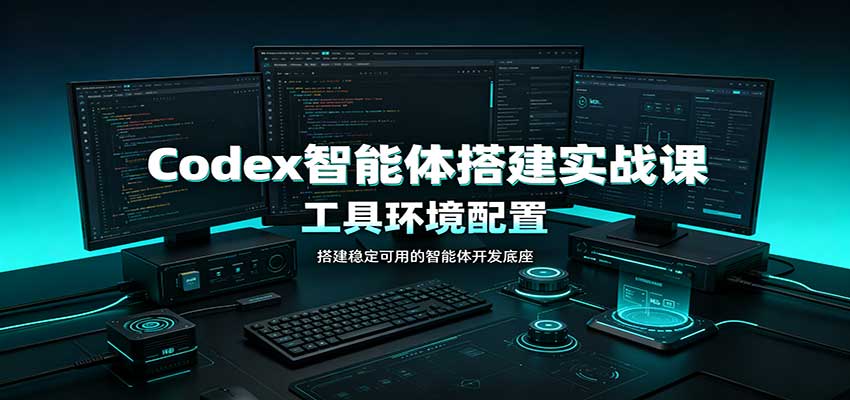 Codex智能体搭建实战课:工具环境配置,自定义技能开发,多业务自动化教学-源创文化