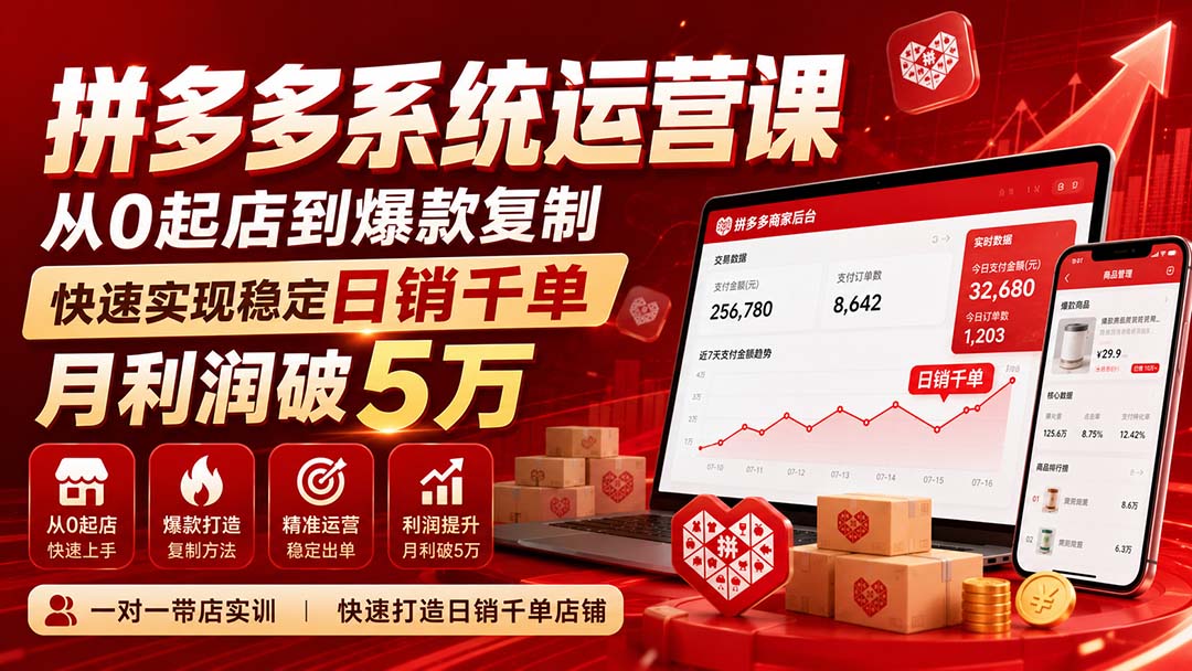 拼多多系统运营课-无水印(更新9月-源创文化