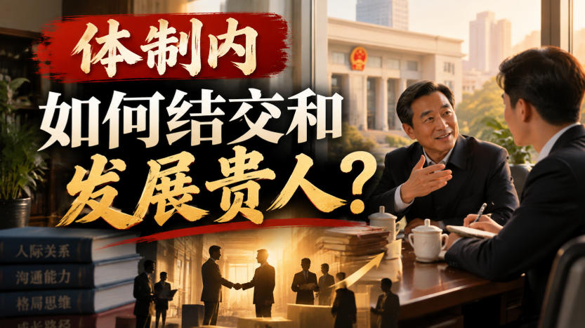 某公众号付费文章：体制内，如何结交和发展贵人?-源创文化