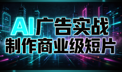 AI广告实战制作商业级短片-源创文化