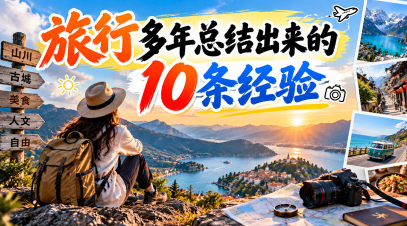 付费文章:旅行多年总结出来的10条经验-源创文化