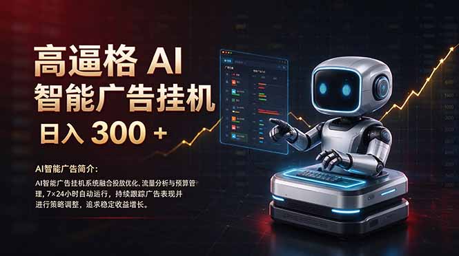 普通人的 AI 副业机会，日入300+新手小白也能起步，-源创文化