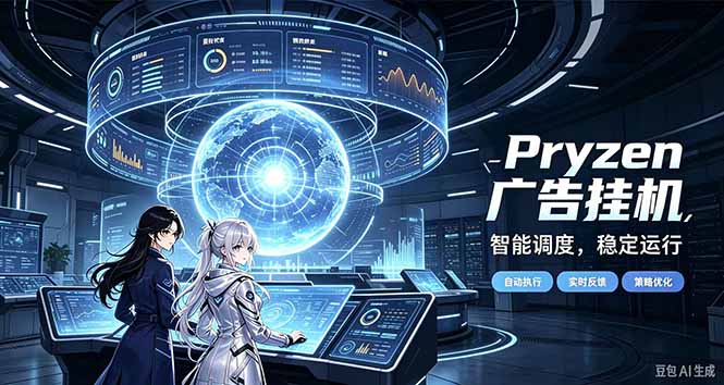 Pryzen广告全自动挂机给自己一个交代,门槛低,零基础小白也可以快速上手-源创文化