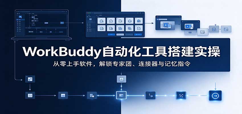 WorkBuddy自动化工具搭建实操:从零上手软件,解锁专家团、连接器与记忆指令-源创文化