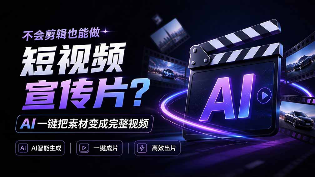 我跪下来了！不会剪辑也能做短视频宣传片？ AI 一键把素材变成完整视频，真是神奇，OpenFilm 超省事-源创文化