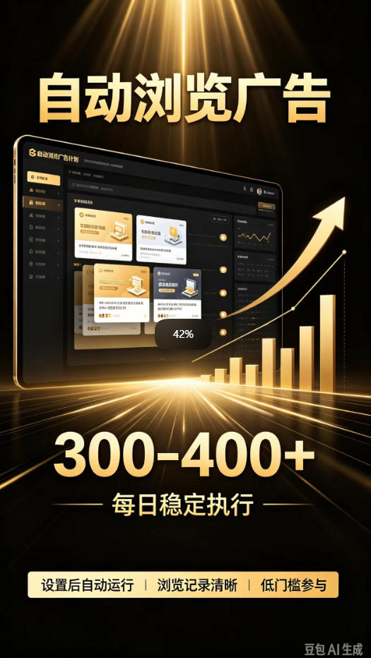 自动浏览广告计划，0门槛副业，日入300-400，躺賺稳定风口项目，无需人工操作，解放双手【揭秘】-源创文化
